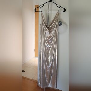 Boutique silver dress